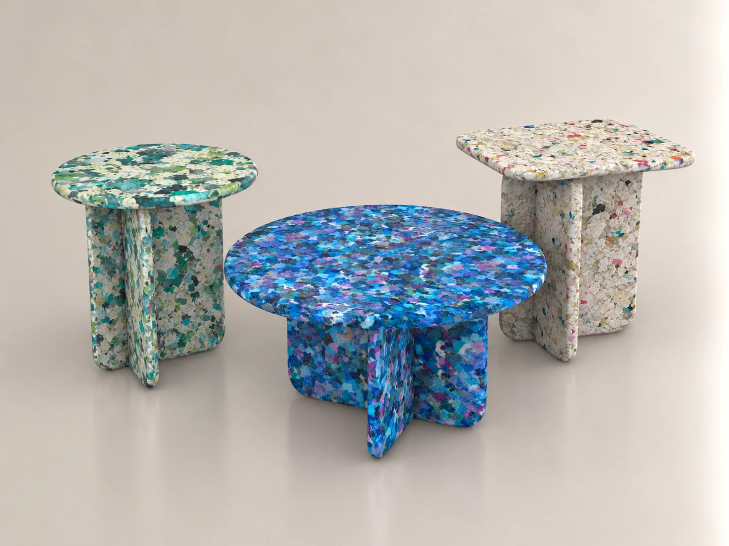 Visualização 3D ilustrativa: Conjunto As Três Marias