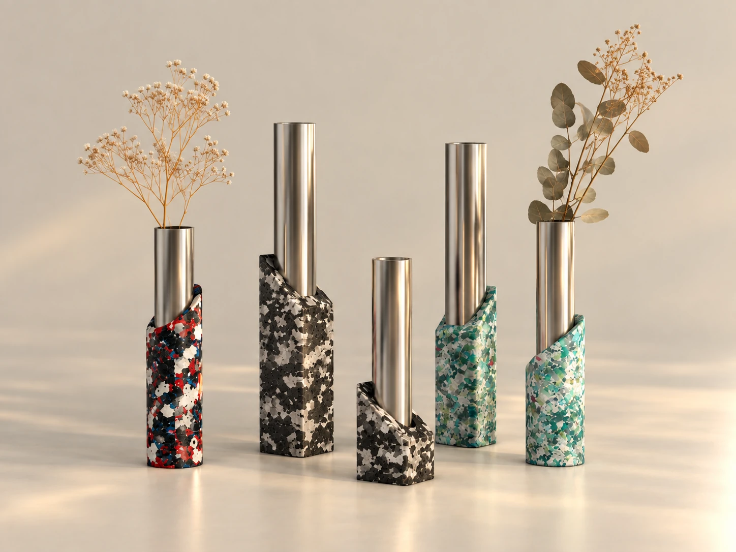 Visualização 3D ilustrativa: Vasos Macabéa